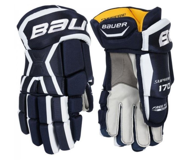 Bauer Supreme s170 gloves junior navy blue